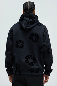 Sweat à capuche élégant pour Urban Street Fashion Sweat à capuche décontracté pour le week-end Sweat à capuche unisexe avec mélange de tissus de qualité supérieure - Product Image 3