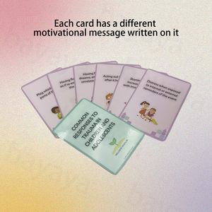 Cartes d'affirmation personnalisées vernies à haute brillance avec boîte de rangement à tiroir robuste - Product Image 4