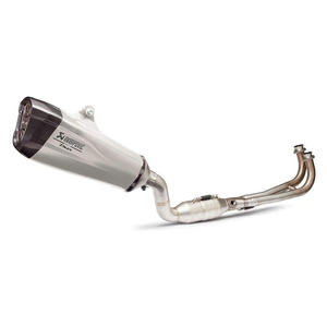 Sistema de Escape Completo de Acero Inoxidable AKRAPOVIC con Silenciador de Titanio de 51 mm, Nuevo para Motocicleta TMAX 20-21, Número de Pieza 907983091000 - Product Image 1