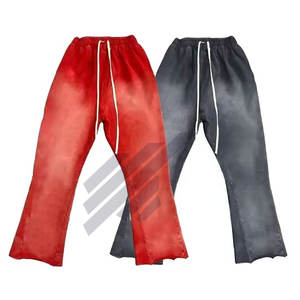 Pantalon décontracté délavé à l'acide pour hommes de la meilleure qualité 100% coton pantalon à quantité minimale de commande basse en toile légère et écologique - Product Image 6