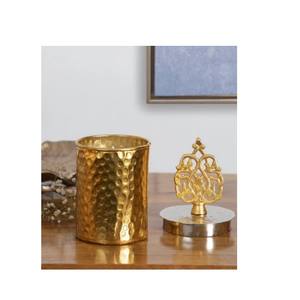 Conteneurs de bougies Pot de bougie en métal unique de couleur ronde personnalisée disponible avec couvercle pour bougie et entièrement personnalisation. - Product Image 1