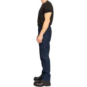 Pantalones vaqueros azules desgastados lavados para hombre Otoño Invierno Casual Streetwear Jeans de pierna recta hombres - Product Image 4