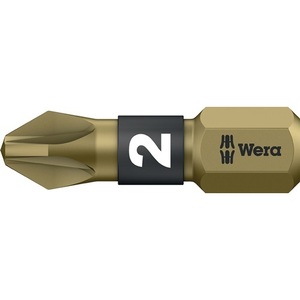 WERA <b>Bit</b> 855/1 BTH 1/4" PZD 3 Extra Hard BiTorsion Screwdriver <b>Bit</b> 25 mm Length Pack of 10 - Product Image 1