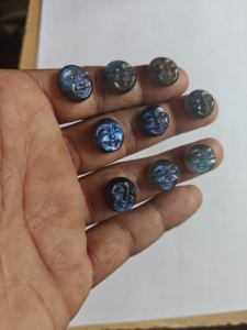 Beautiful Natural Loose <b>Labradorite</b> Gemstone Handmade 10x14mm Oval Shape Best Quality Gemstone <b>Pendant</b> Making Certified IGI - Product Image 2