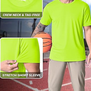 Vente chaude de haute qualité 210 Gsm T-Shirt Pour Les Hommes impression personnalisée 100 coton hommes T-shirt blanc - Product Image 5
