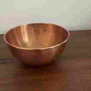 Petit bol de mélange en cuivre de haute qualité Design moderne Utilisation de camping écologique Origine indienne - Product Image 2
