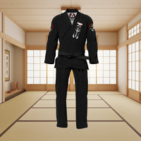 Kimono de Jiu Jitsu Brasileño Profesional para Entrenamiento de BJJ, Traje de Artes Marciales, Duradero, Unisex
