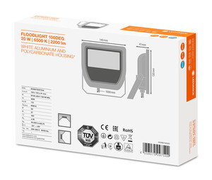 Proiettore LED da esterno, bianco, 20W, 6500K, IP65 (Ledvance 097544) - Product Image 2