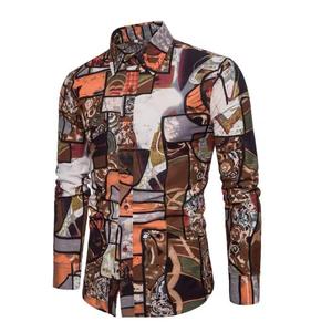 2025 mode imprimé fleuri hommes chemise à manches longues col rond printemps été décontracté T-Shirts pour les femmes - Product Image 5