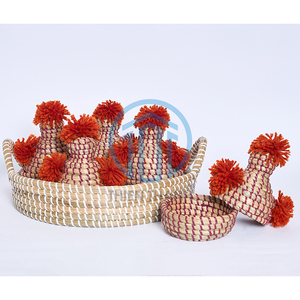 Perfect Display Choice For <b>Ramadan</b> Eid Garangao Storage Handmade Seagrass <b>Gift</b> Set With Accessories - Product Image 5