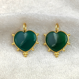 Colgante de Cristal con Forma de Corazón y Bisel Elegante, Chapado en Oro sobre Plata de Ley, Joyería de Moda para Regalo, Venta al por Mayor - Product Image 6