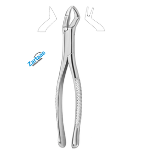 Fórceps de extracción NEVIUS de acero inoxidable de alta calidad, molares superiores, figura derecha 88R, Instrumentos dentales - Product Image 1