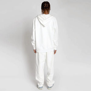 OEM Unisex Soft Distressed <b>Full</b> <b>Zip</b> <b>up</b> <b>Hoodie</b> Comfortable and Trendy Perfect for Casual Wear - Product Image 2