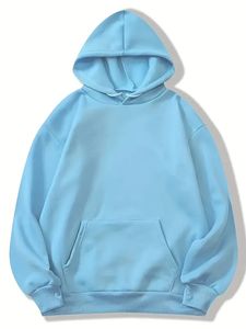 Sudadera Moderna, Transpirable y Ecológica, Lisa y Teñida, para Invierno, Cómoda, Mezcla de Poliéster/Algodón, Diseño Bordado con Cuentas, Digital - Product Image 3