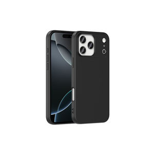 Funda de Silicona Líquida Negra Premium Mara Launch Series para iPhone 17 Pro, Cubierta Protectora con Diseño Elegante - Product Image 1
