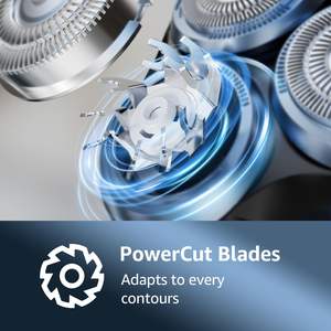 Afeitadora Eléctrica Recargable para Hombre, Impermeable, para Uso en Seco y Húmedo, con Recortador y Bloqueo, Mini, con Interfaz en Alemán, IPX7 - Product Image 5