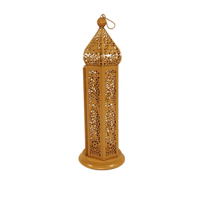 Handmade Iron <b>Lantern</b> Candle Stand with Fancy Design Gold Finishing and <b>Tealight</b> Holder for Christmas Halloween Decorations - Product Image 6