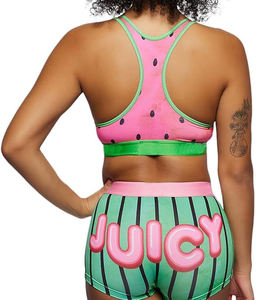 Conjunto de gimnasio de yoga para mujer de bajo precio Medias de cintura media impresas personalizadas de EE. UU. para adultos - Product Image 2