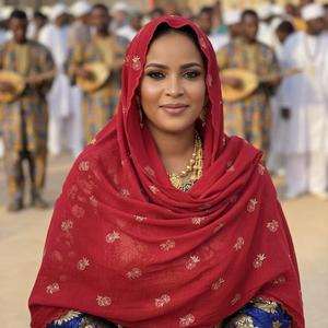 ผ้าคลุมศีรษะแบบชีฟองแอฟริกันสีแดง ลายใบไม้ ประดับคริสตัล ขายส่ง 12 ชิ้น ผ้าคลุมศีรษะมุสลิม น้ำหนักเบา ทนทาน เหมาะสำหรับฤดูใบไม้ร่วง ใช้ได้ทุกวัน - Product Image 1