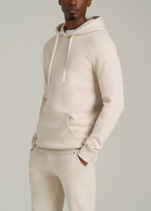 Sudadera con Capucha Unisex de Forro Polar para Invierno, para Hombres Altos, Personalizada, 100% Algodón Orgánico, Transpirable, Lisa - Product Image 2