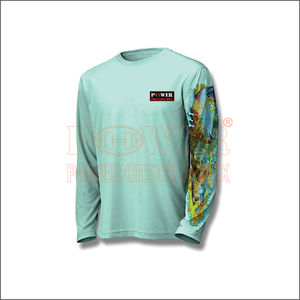 Camisas de pesca de manga larga personalizadas al por mayor camisa de pesca con capucha de Rendimiento de Protección UV de secado rápido - Product Image 1