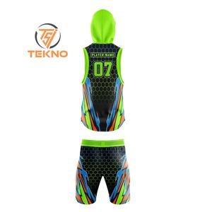 Venta al por mayor nueva llegada OEM transpirable 7v7 bandera fútbol uniforme ropa deportiva conjunto de compresión Unisex 7-on-7 bandera uniforme - Product Image 2