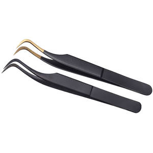 Juego de 2 Pinzas Curvas de Acero Inoxidable Negro, Fuente de Alimentación Manual, Instrumento de Clase I, Reutilizable, Esterilización a Alta Temperatura, 12 cm - Product Image 4