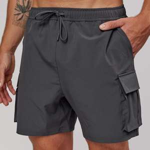 กางเกงกีฬาขาสั้นระบายอากาศได้ดีสำหรับผู้ชายกางเกงขาสั้นออกกำลังกายแบบเชือกสแปนเด็กซ์สำหรับฤดูร้อน - Product Image 6