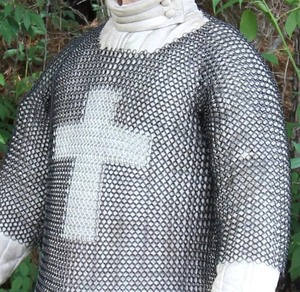 เสื้อเกราะห่วงโซ่คุณภาพสูงยุคกลางสำหรับใส่แล้วย้อนยุค - Product Image 3