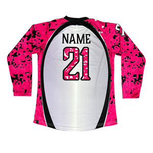 Camisetas deportivas de béisbol de manga larga, transpirables, ligeras, hechas a medida, 100% poliéster. - Product Image 5