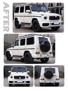 Kit carrosserie style Liush G63 pour Mercedes Benz G500 à G63 kit de mise à niveau W464 G500 à G63 pare-chocs avant avec calandre pare-chocs de voiture arrière - Product Image 6