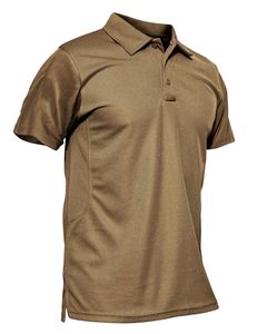 Camiseta Polo para Hombre, Color Marrón, Poliéster Piqué, Manga Corta, Transpirable, Logotipo Personalizado, Uniforme Deportivo Corporativo, OEM, ODM, Venta al por Mayor - Product Image 1