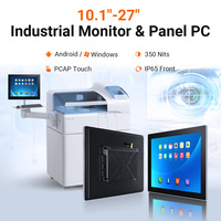 15.6 17 19 23.8 27 pouces IP65 support mural étanche noyau intégré 6e à 13e génération CPU/Android écran tactile sans ventilateur PC industriel