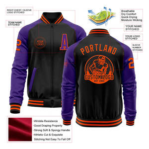 Meilleure vente 2026 – Blouson bomber décontracté pour homme, personnalisable, en polyester, grandes tailles, fermeture éclair, idéal pour l'hiver - Product Image 2