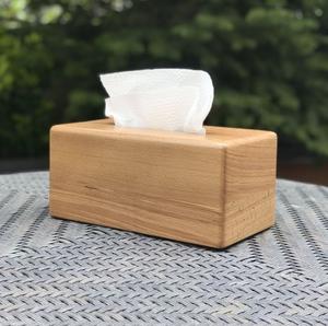 Handmade Wooden <b>Tissue</b> <b>Box</b> Holder with Smooth Finish Natural Wood <b>Tissue</b> Cover for Tabletop Use - Product Image 3