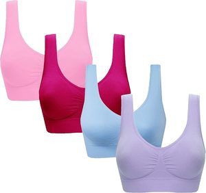 Soutien-gorge de sport pour femmes de qualité supérieure, ultra confortable et respirant avec logo frontal - Vêtements d'entraînement pour le yoga et la course à pied pour adultes - Product Image 2