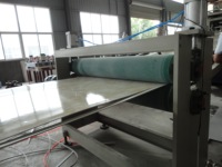 Feuille de marbre PVC Décoration artificielle Panneau UV Modèle de surface solide Panneau mural Machine d'extrudeuse de plastique