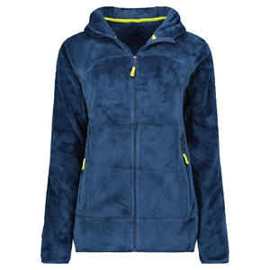 Chaqueta Cortavientos Reversible de Forro Polar para Mujer, Chaqueta Cortavientos Básica de Color Sólido para la Temporada de Invierno - Product Image 2