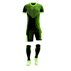Nuevo Conjunto de Camiseta y Pantalones Cortos de Fútbol para Hombre, Impresión Digital de Alta Calidad, Poliéster, Verano-Otoño, Nombre del Equipo Personalizado, Equipación de Fútbol - Product Image 4