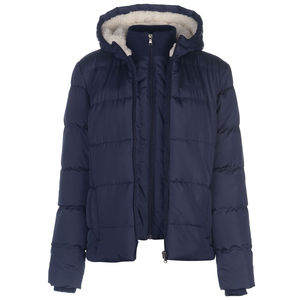 Premium Fashion Women <b>Padding</b> Jacket Winter Warn Coat Wholesale 100% Polyester Quilted Adjust Hood Jackets <b>For</b> Winter - Product Image 4