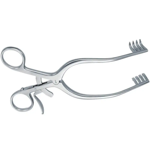 Écarteur Mollison SR pour adultes 13 cm 3X3 dents 14 mm de profondeur Instruments de chirurgie plastique allemands incurvés en acier inoxydable - Product Image 3