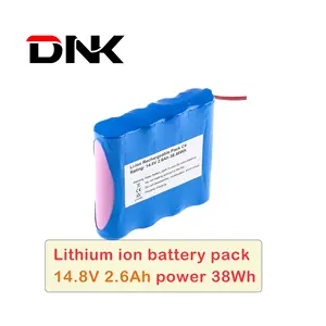18650 1S4P 1S5P 3.7V Rechargeable Lithium Ion Battery Battery Pack 4S1P 14.8V For Electrical Power Tools Customized