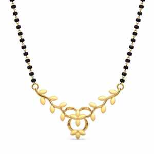 Collar de Acero Inoxidable con Colgante de Mangal Sutra Skylar Exquisito en Oro de 18K, para Uso Diario, Diseño Étnico y Minimalista para Mujer - Product Image 4