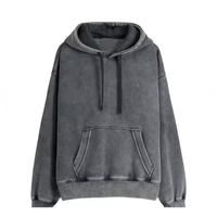 Hoodie Pria Premium Berkualitas Tinggi 100% Katun Organik, Kasual Musim Dingin, Bernapas, Ramah Lingkungan, Bahan Fleece, Model Distressed