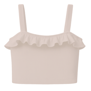 Top Corto de Punto Acanalado para Mujer, 100% Algodón, Sin Mangas, Elástico, Informal, para Uso Diario, Atuendos de Moda - Product Image 1