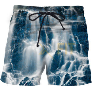 กางเกงขาสั้นชายหาดพิมพ์ลายด้วยการระเหิดของผู้ชายกางเกงขาสั้นสำหรับฤดูร้อนดีไซน์ชั้นนำแบบปรับแต่งได้สำหรับ3D - Product Image 6