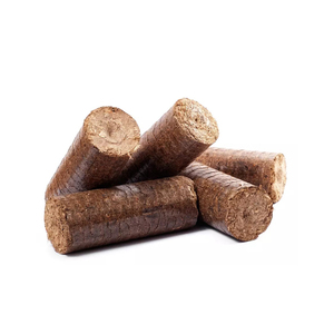 Briquetas de madera hechas de residuos de biomasa comprimidos para uso como combustible industrial ecológico. - Product Image 5