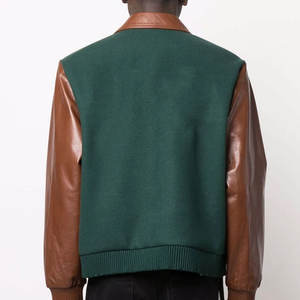 Vestes d'université brodées pour hommes avec motif personnalisé de qualité supérieure/Vestes d'université pour hommes à 2 poches latérales personnalisées - Product Image 4