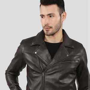 Nouvelle veste en cuir pour homme en cuir de vache véritable 100% cuir, rembourrage en coton, longueur régulière, respirante, imperméable, 2026 - Product Image 5