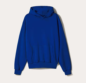 เสื้อฮู้ดดี้ทรงบ็อกซี่ขนาดใหญ่พิเศษสำหรับผู้ชาย ผลิตจากผ้าฝรั่งเศสเทอร์รี่ 100% ผสมผสานด้วยดีไซน์ไหล่ตกที่ทันสมัย - Product Image 5